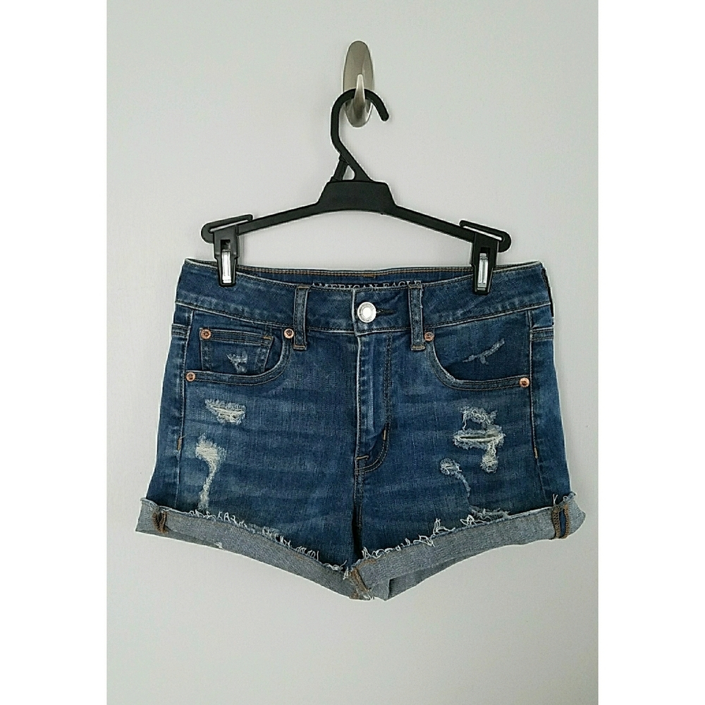 American Eagle High Wasted Jean Shorts